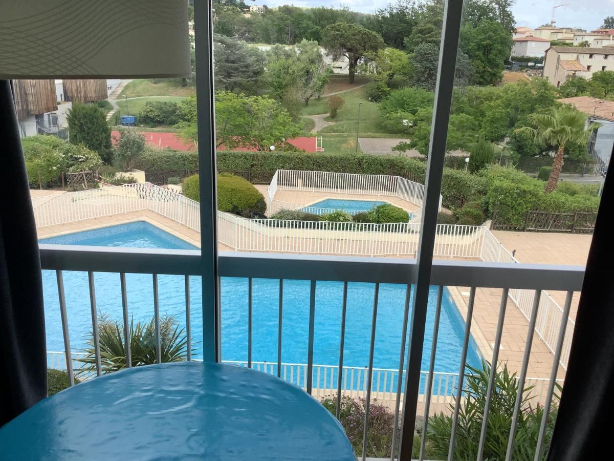 Au Calme Dans Hameau Fleuri Joli Studio 3 Pers Piscine Parking Wi-Fi 旺斯 外观 照片