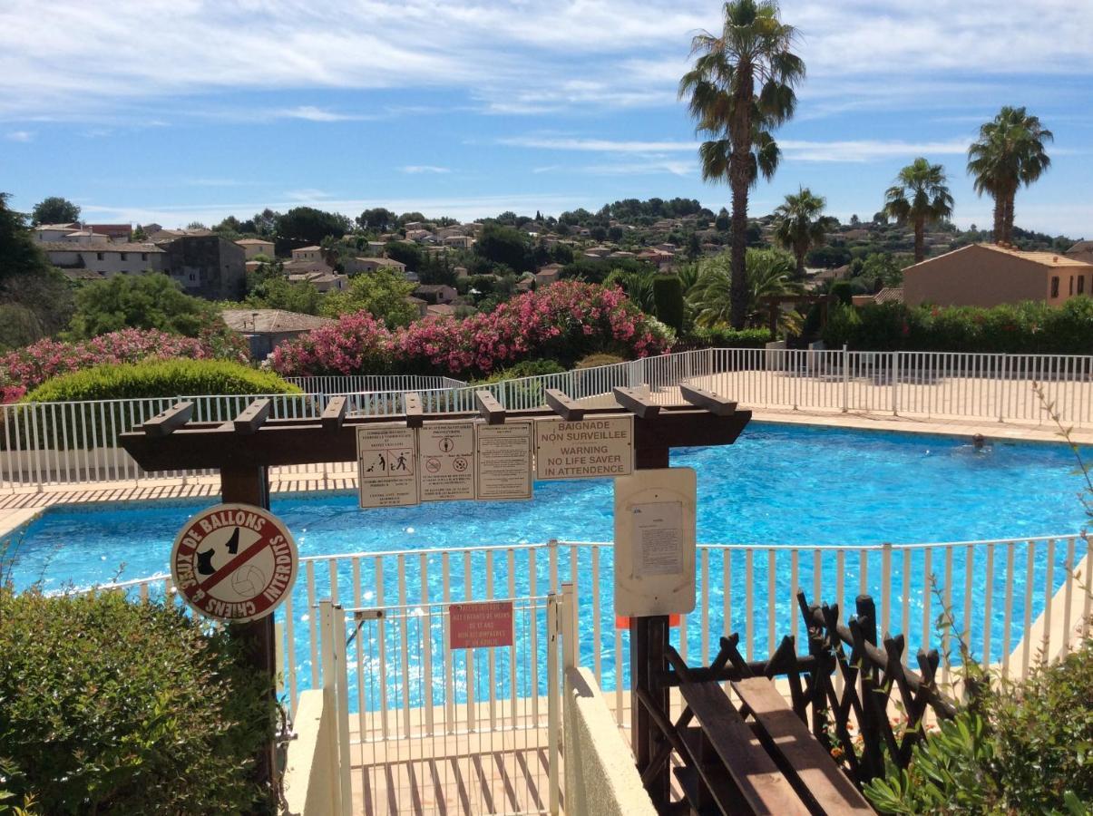 Au Calme Dans Hameau Fleuri Joli Studio 3 Pers Piscine Parking Wi-Fi 旺斯 外观 照片